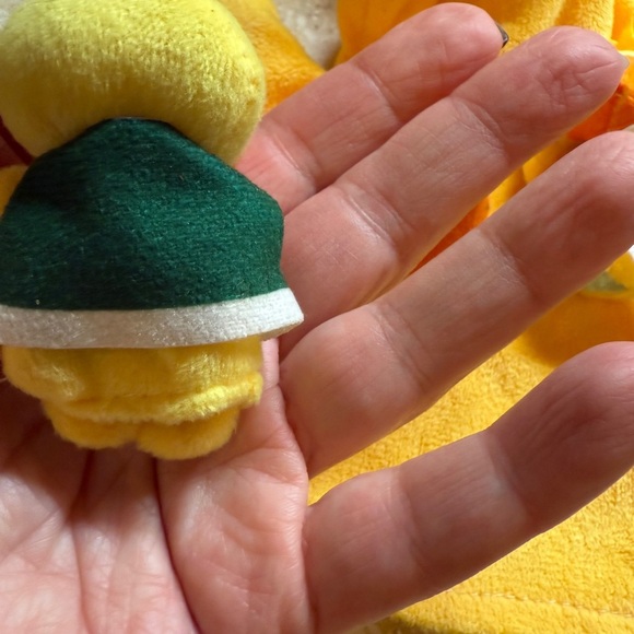 Yellow Duck Puppet Set Ducky Finger Puppets set of 5 - Picture 6 of 13